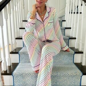 Adeline‎ Clothing multicoloured heart pajama set large